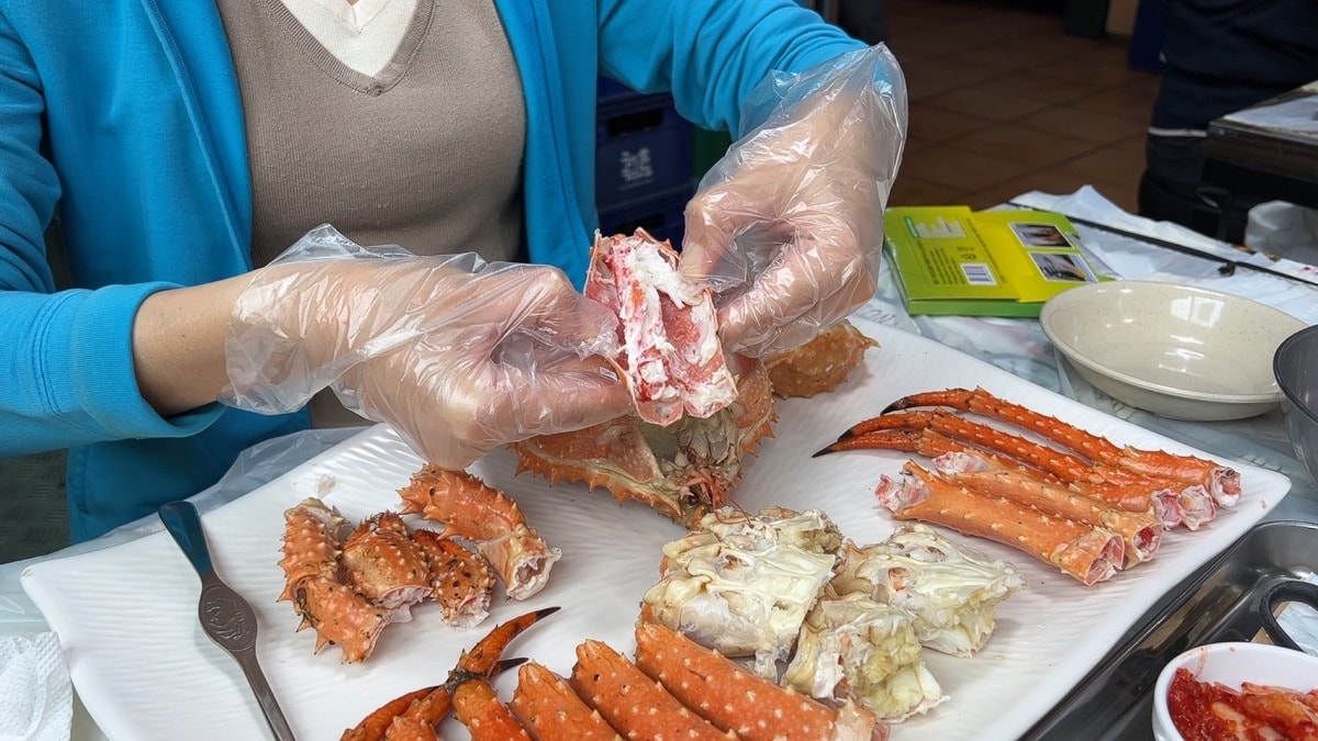 首爾麻浦農水物產市場마포농수산물시장|除了鷺梁津還有這間在地人的水產海鮮批發市場|新鮮現撈~只要台幣2千多就能爽嗑整隻帝王蟹 - 第23張圖