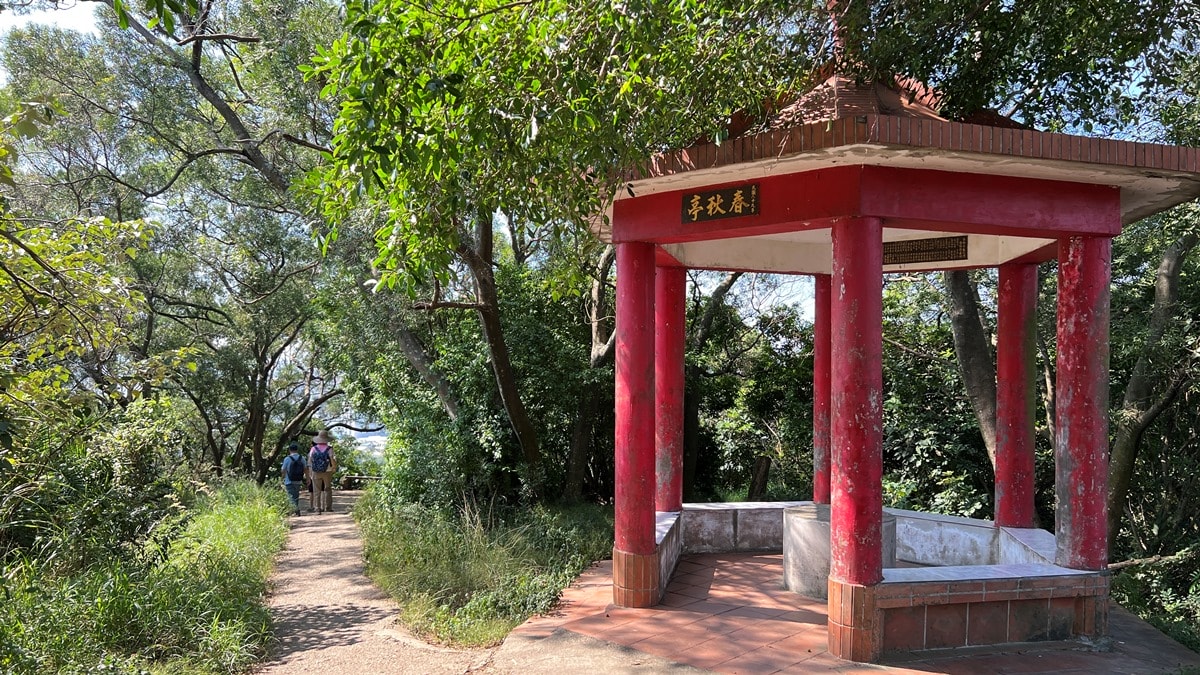 桃園南崁山|樹蔭下輕鬆舒適、親子路線|五酒桶步道山徑上~輕鬆、不流汗、不曬太陽就能走到的網美打卡點 - 第11張圖
