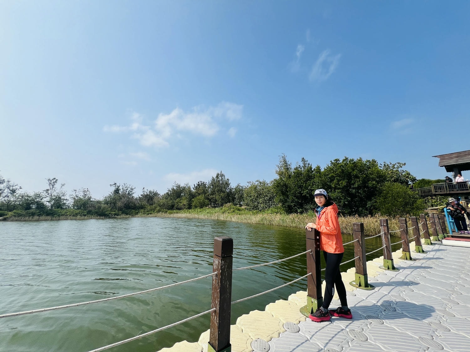 雲林口湖|宜梧滯洪池露營區|小日月潭|免費湖邊露營、湖畔散步好悠閒 - 第11張圖